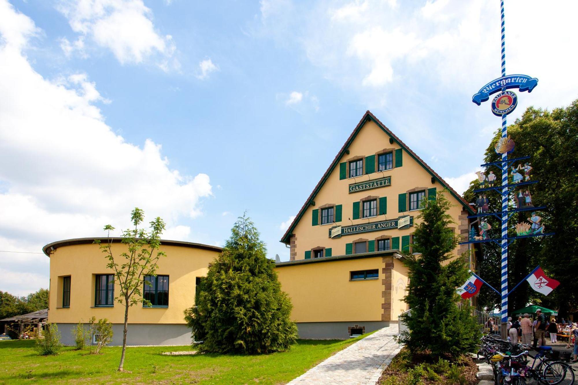 Gastwirtschaft & Hotel Hallescher Anger Наумбург Екстериор снимка